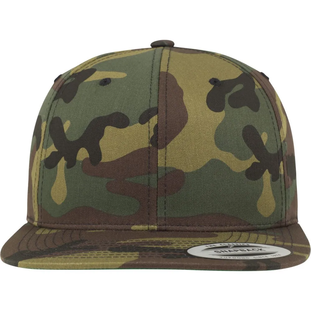 Купить Brandit 7047-10-OS Кепка Camo Classic Snapback Зеленый  Woodland 7ft.ru в интернет магазине Семь Футов