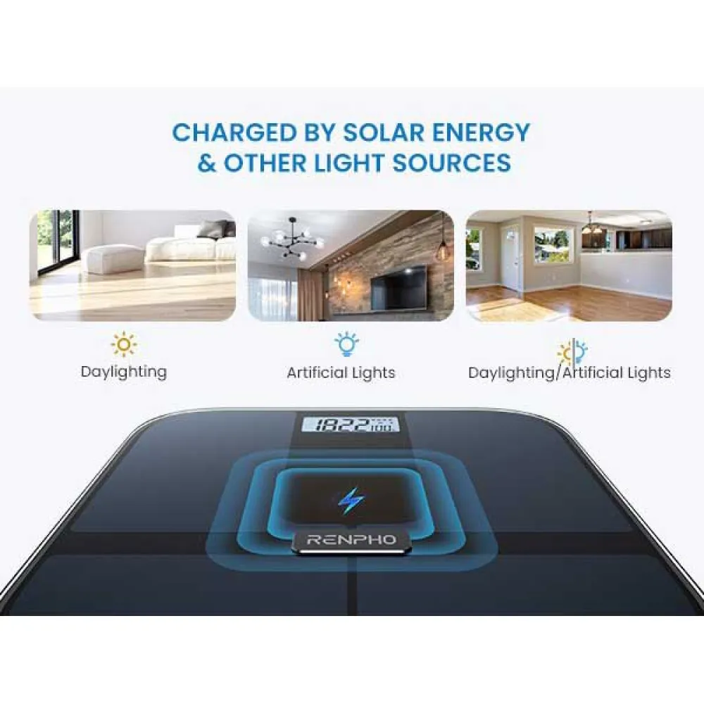 Купить Renpho peu-r-a016-bk Весы Elis 2 Black 28x28x5 7ft.ru в интернет магазине Семь Футов