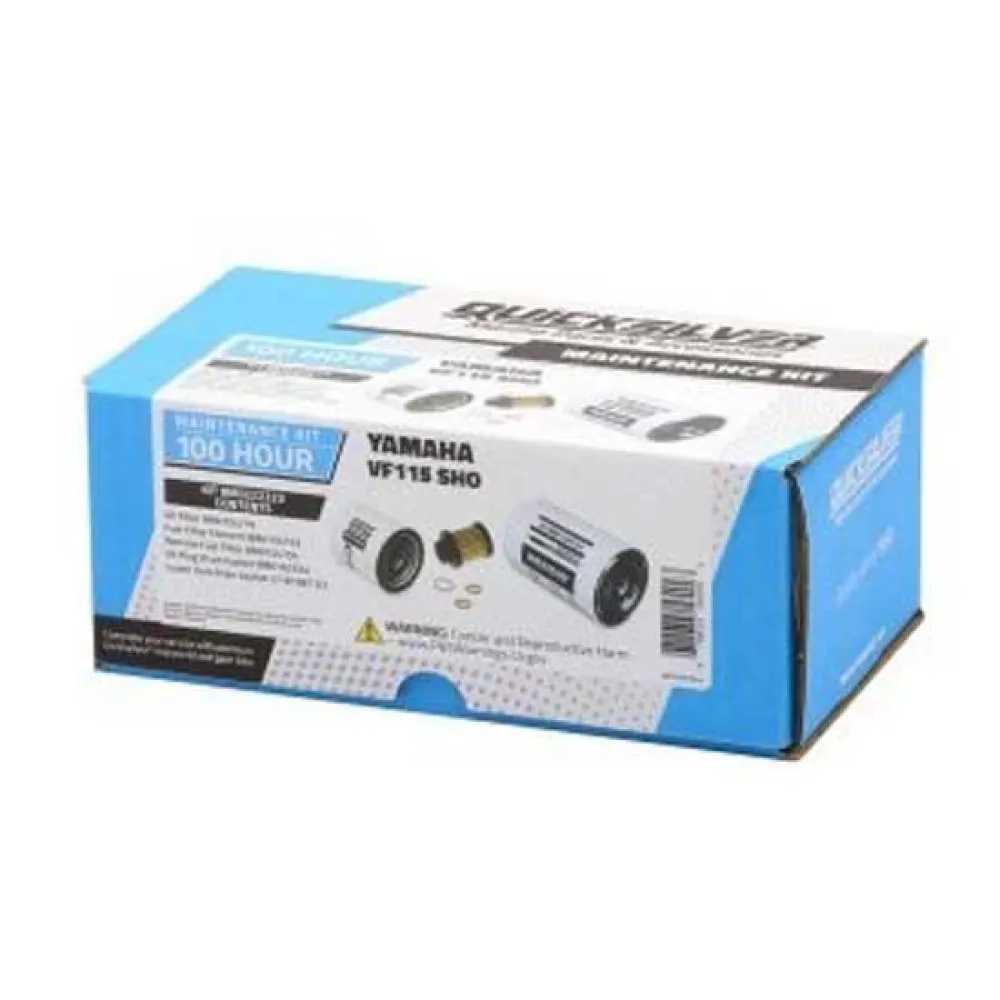 Купить Quicksilver boats qs8m0222223 комплект для обслуживания Yamaha VF115 SHO 100H Grey 27x15x11 7ft.ru в интернет магазине Семь Футов