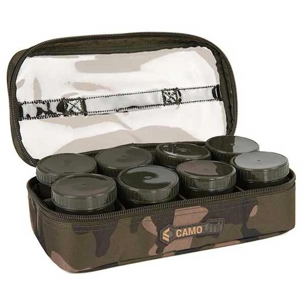 Купить Fox international CLU503 мешок для приманки Camolite™ 12 Pot Hookbait Camo 7ft.ru в интернет магазине Семь Футов