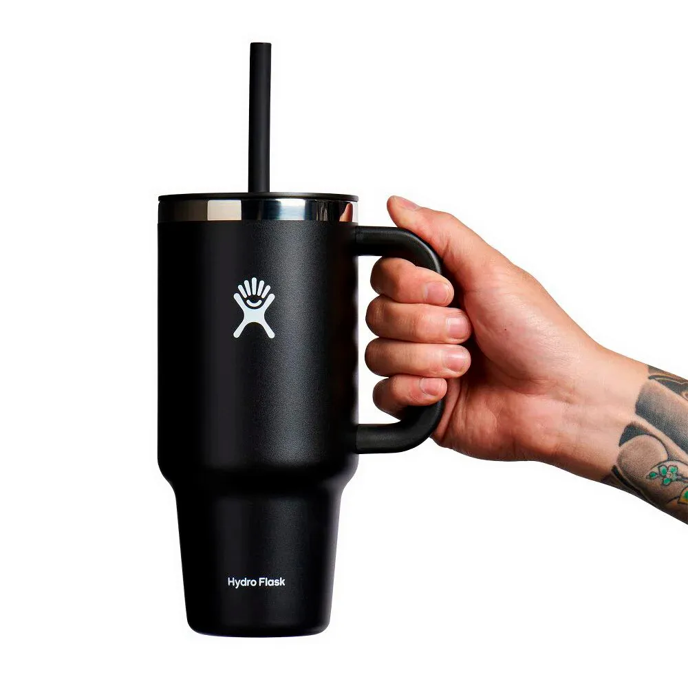 Купить Hydro flask tt32pscc001 термокружка Travel Tumbler Clear-32 Oz Black 20x10x10 7ft.ru в интернет магазине Семь Футов