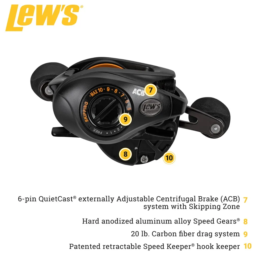 Купить Lews psp1xhl Катушка для бейткастинга SP Skipping Pitching Black 20x15x15 Ratio: 8.3:1 7ft.ru в интернет магазине Семь Футов