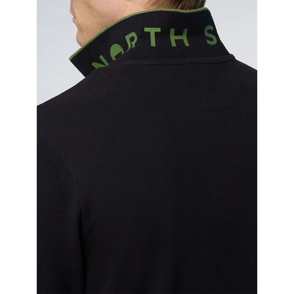 Купить North sails 692454-0999-XL Поло с длинным рукавомным рукавом Basic Черный Black XL 7ft.ru в интернет магазине Семь Футов