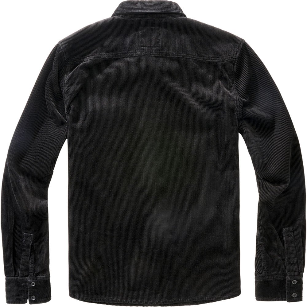 Купить Brandit 4035-2-XL Рубашка с длинным рукавом Corduroy Classic Черный Black XL 7ft.ru в интернет магазине Семь Футов