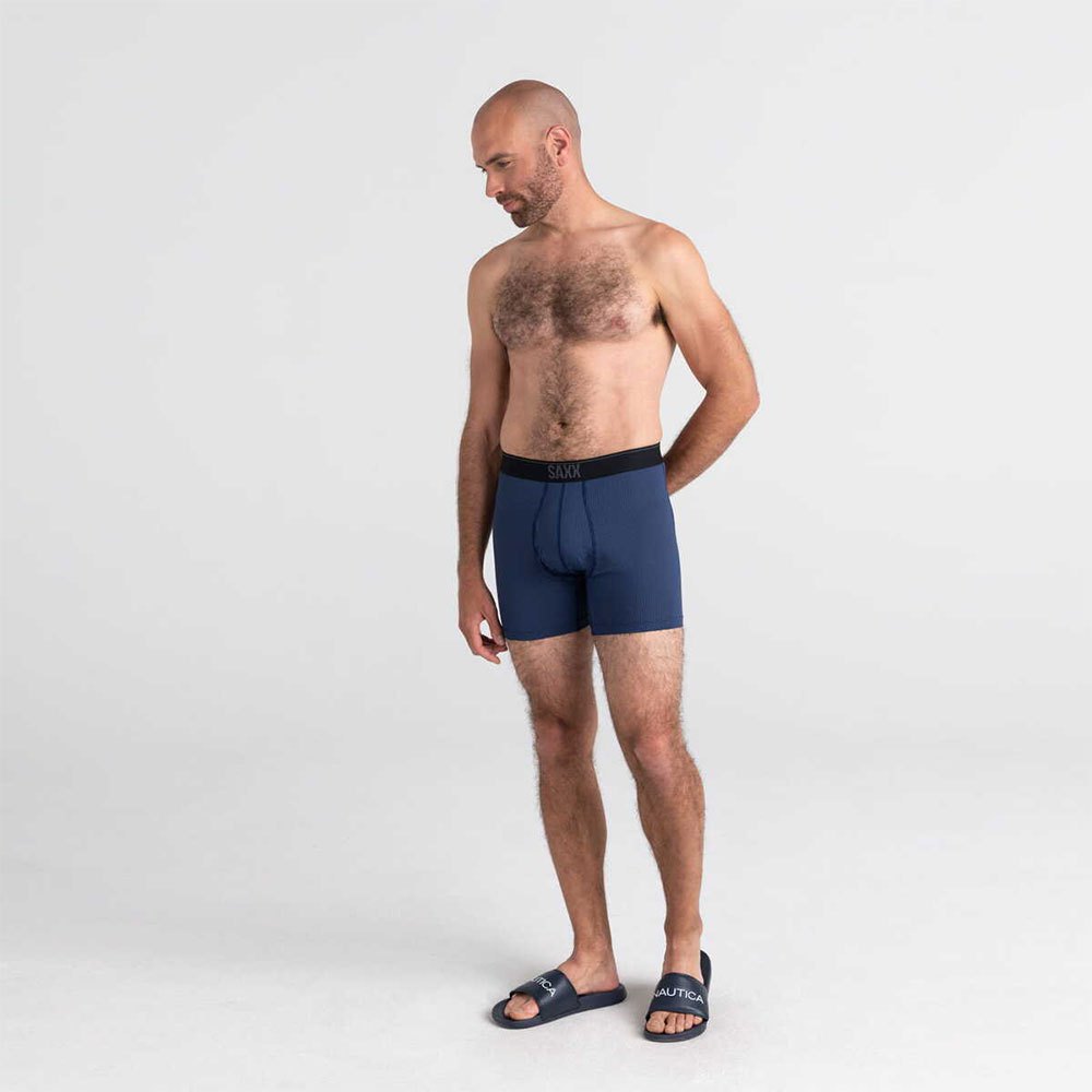 Купить SAXX Underwear SXBB70F.MB2.M Боксёр Quest Fly Голубой  Midnight Blue II M 7ft.ru в интернет магазине Семь Футов