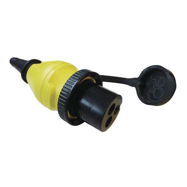 Купить Ratio electric 608750 16A Женский удлинитель  Yellow / Black 2.5 mm2 7ft.ru в интернет магазине Семь Футов