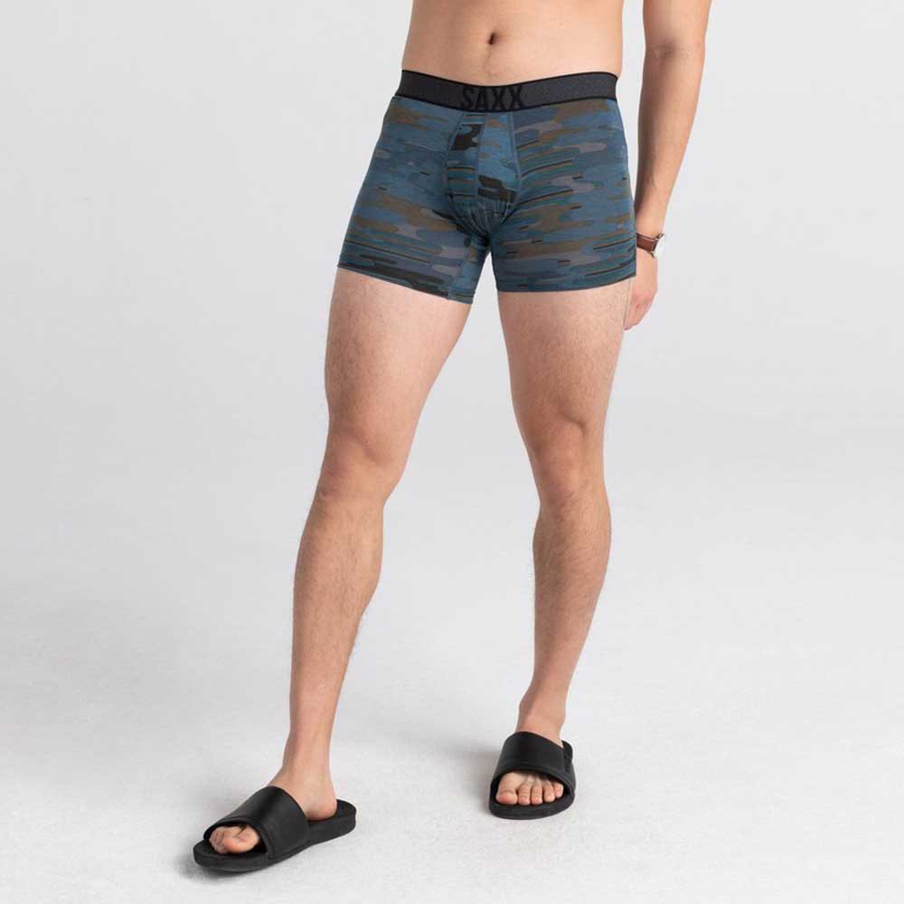 Купить SAXX Underwear SXBB38F.BSC.S Боксеры Viewfinder Fly Голубой Blue Up In Smoke Camo S 7ft.ru в интернет магазине Семь Футов