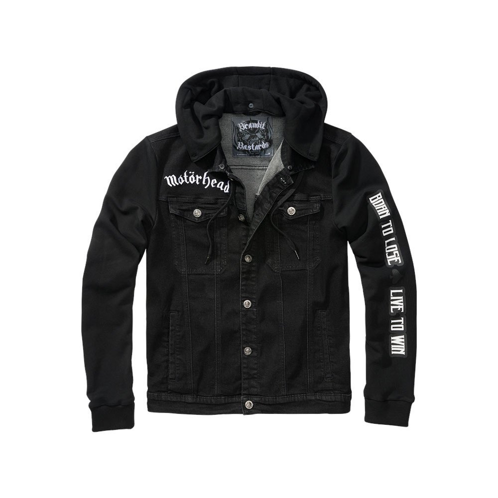 Купить Brandit 61002-196-M Куртка Motörhead Cradock Черный  Black / Black M 7ft.ru в интернет магазине Семь Футов