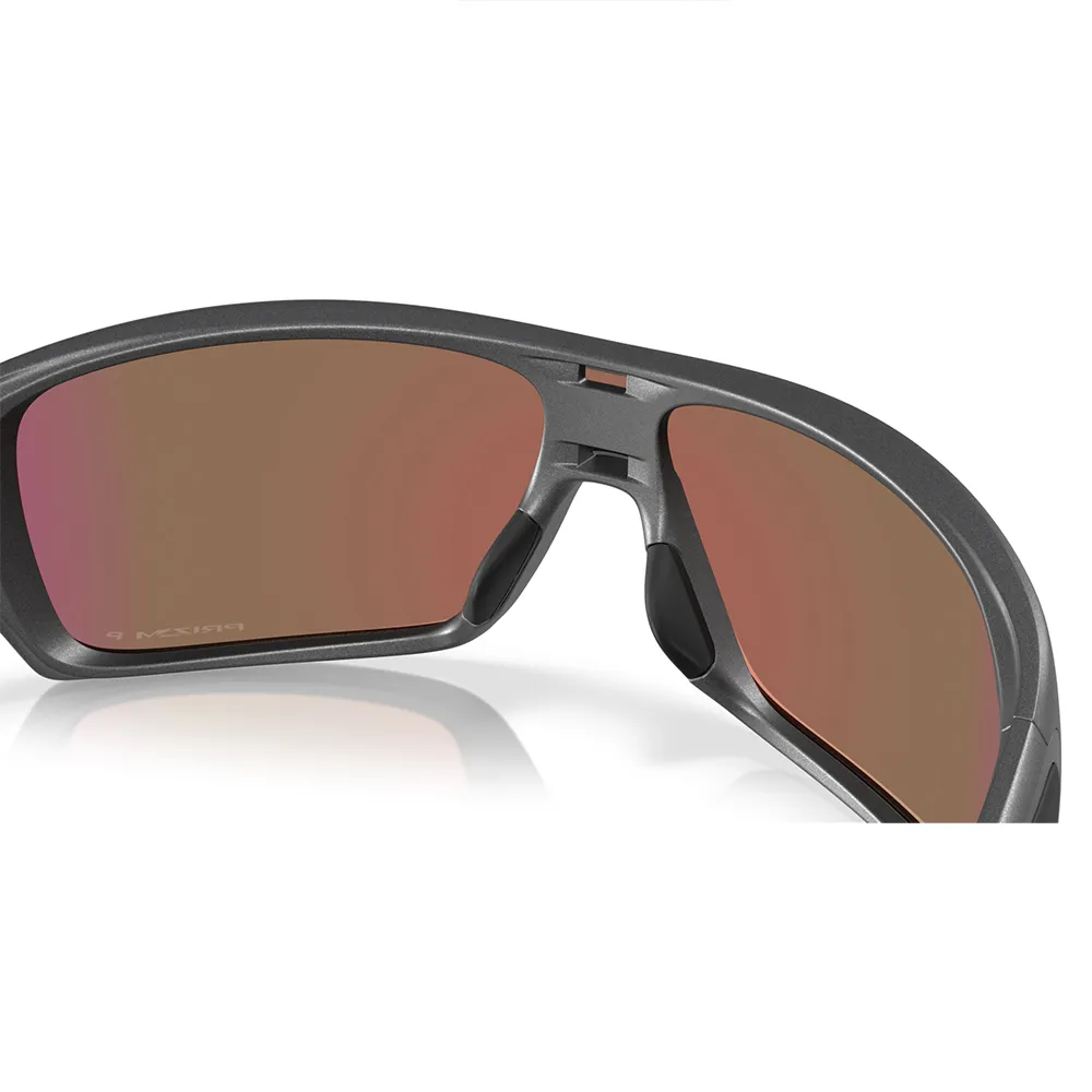 Купить Oakley OO9307-3132-0 поляризованные солнцезащитные очки Turbine rotor Бесцветный Matte Steel Prizm Violet Polar/CAT3 7ft.ru в интернет магазине Семь Футов