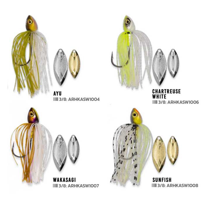 Купить Herakles ARHKASW1004 Spinnerbait Amphibio Double Willow 3/8Oz  Ayu 7ft.ru в интернет магазине Семь Футов