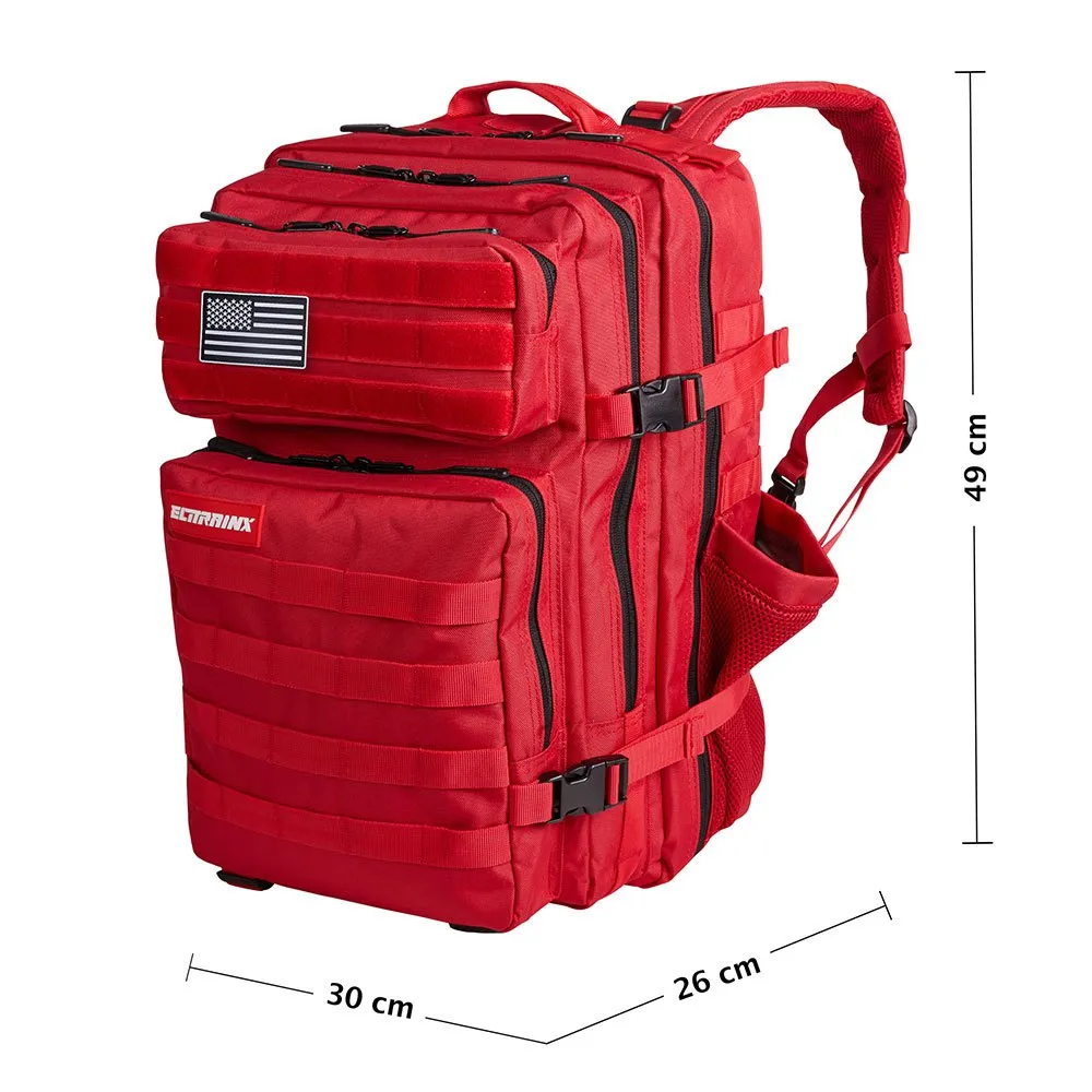 Купить Elitex training v4-45l-red Рюкзак V1 45L Tactical 50x35x12 7ft.ru в интернет магазине Семь Футов