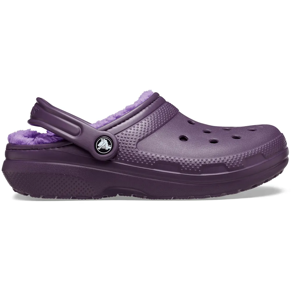 Купить Crocs 203591-5as-m9/w11 Деревянные башмаки Classic Lined Dark Iris 35x25x15 EU 42 7ft.ru в интернет магазине Семь Футов