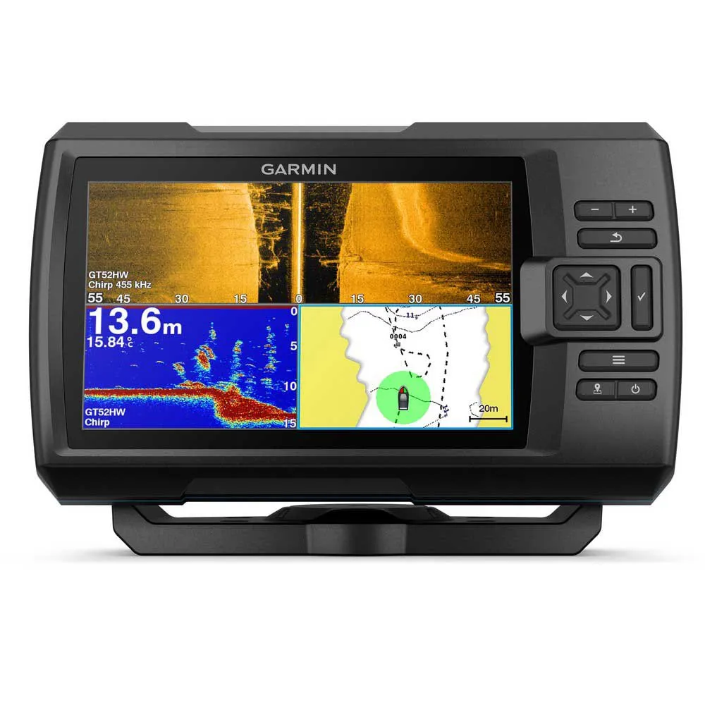 Купить Garmin r-11965708-010-02553-02-r-11965708 Plotter de pesca Striker Vivid 7sv reacondicionado Black 28x15x10 7ft.ru в интернет магазине Семь Футов