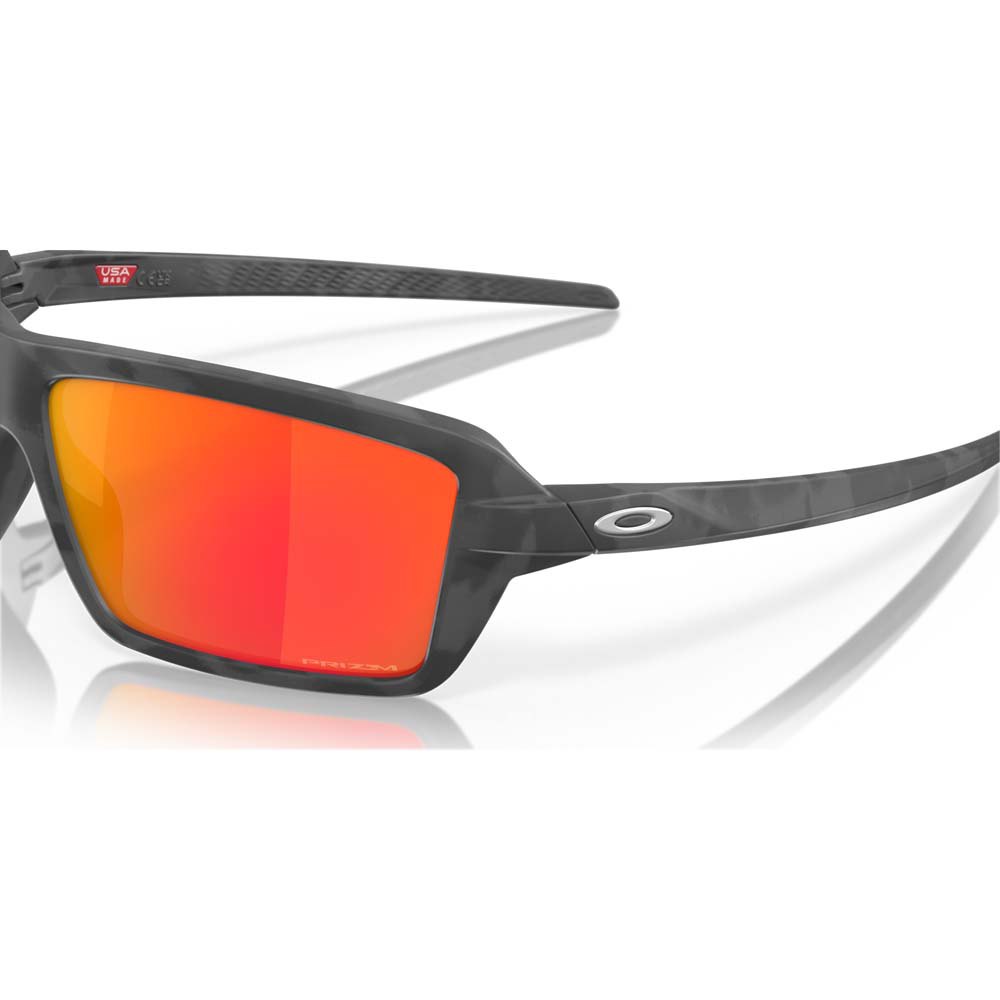 Купить Oakley OO9129-0463 Cables Prizm Солнцезащитные Очки Black Camo Prizm Ruby/CAT3 7ft.ru в интернет магазине Семь Футов