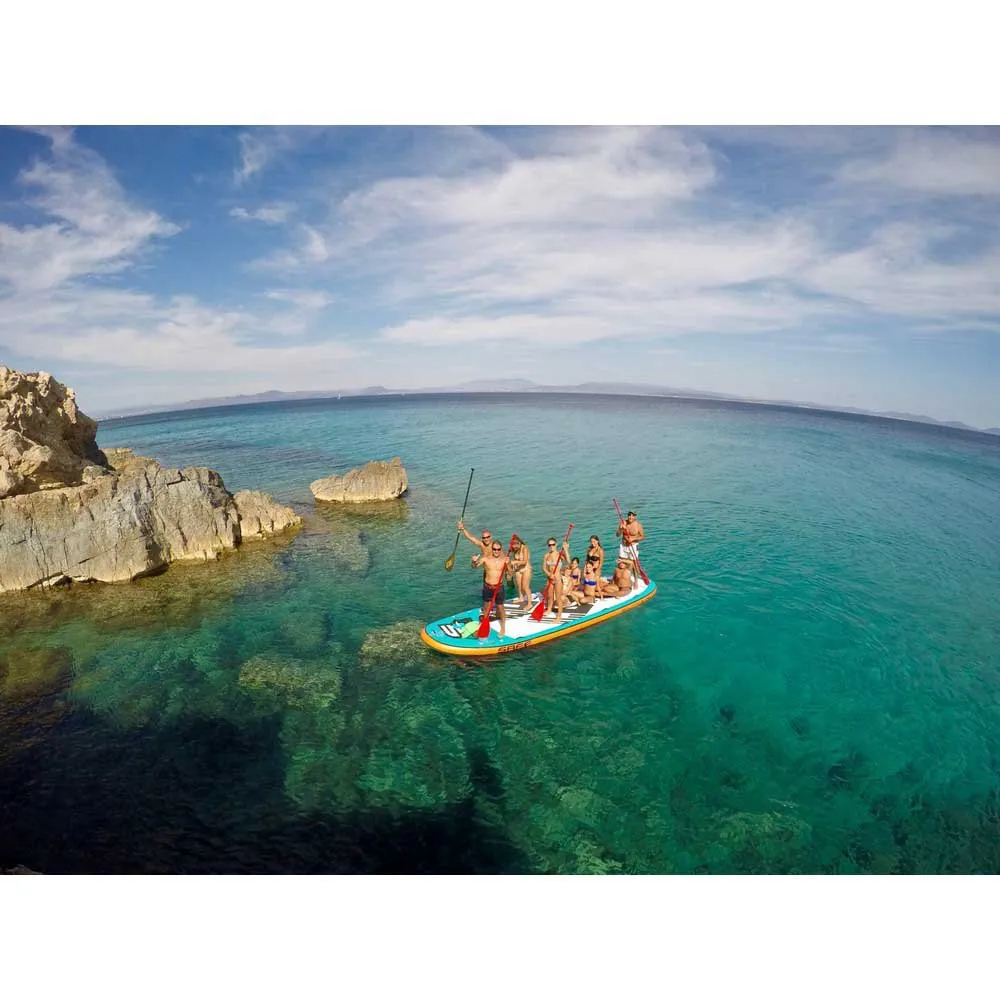 Купить Safe waterman hz500.001 Надувной комплект для падлбординга Shuttle P6 17´11´´ Turquoise 90x55x23 546.1 cm 7ft.ru в интернет магазине Семь Футов
