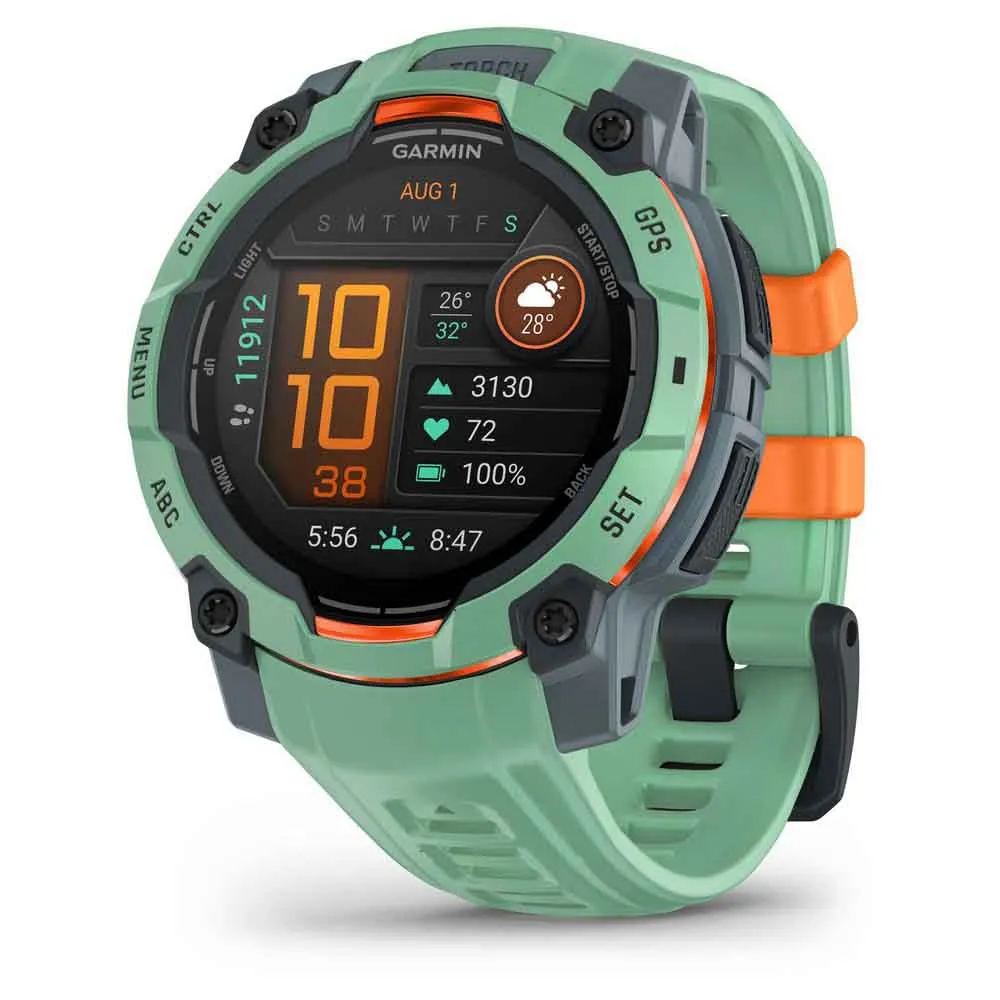 Купить Garmin 010-02936-01 Часы Instinct 3 45 mm Amoled  Green / Green 7ft.ru в интернет магазине Семь Футов