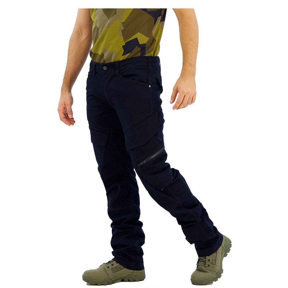 Купить Brandit 9470-8-L Брюки Adven Slim Голубой  Navy L 7ft.ru в интернет магазине Семь Футов