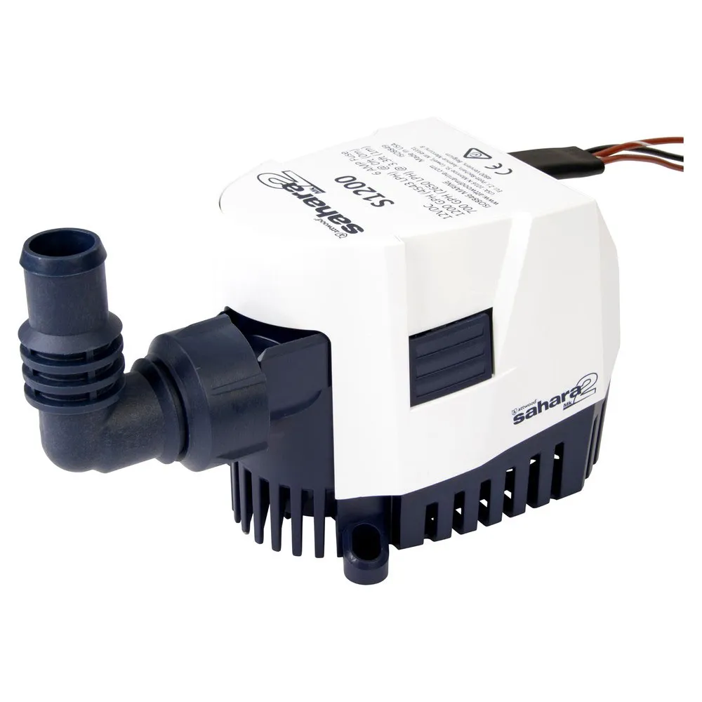 Купить Attwood att-5512-2 Помпа трюмная Sahara MK2 1200 Barbed 24V White / Black 17x12x11 7ft.ru в интернет магазине Семь Футов