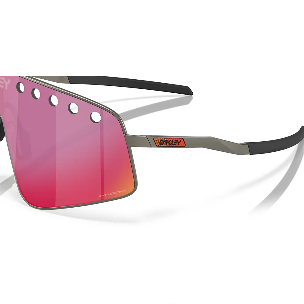 Купить Oakley OO6025-0338-38 Солнцезащитные очки Sutro ti sweep Matte Gunmetal Prizm Road/CAT3 7ft.ru в интернет магазине Семь Футов