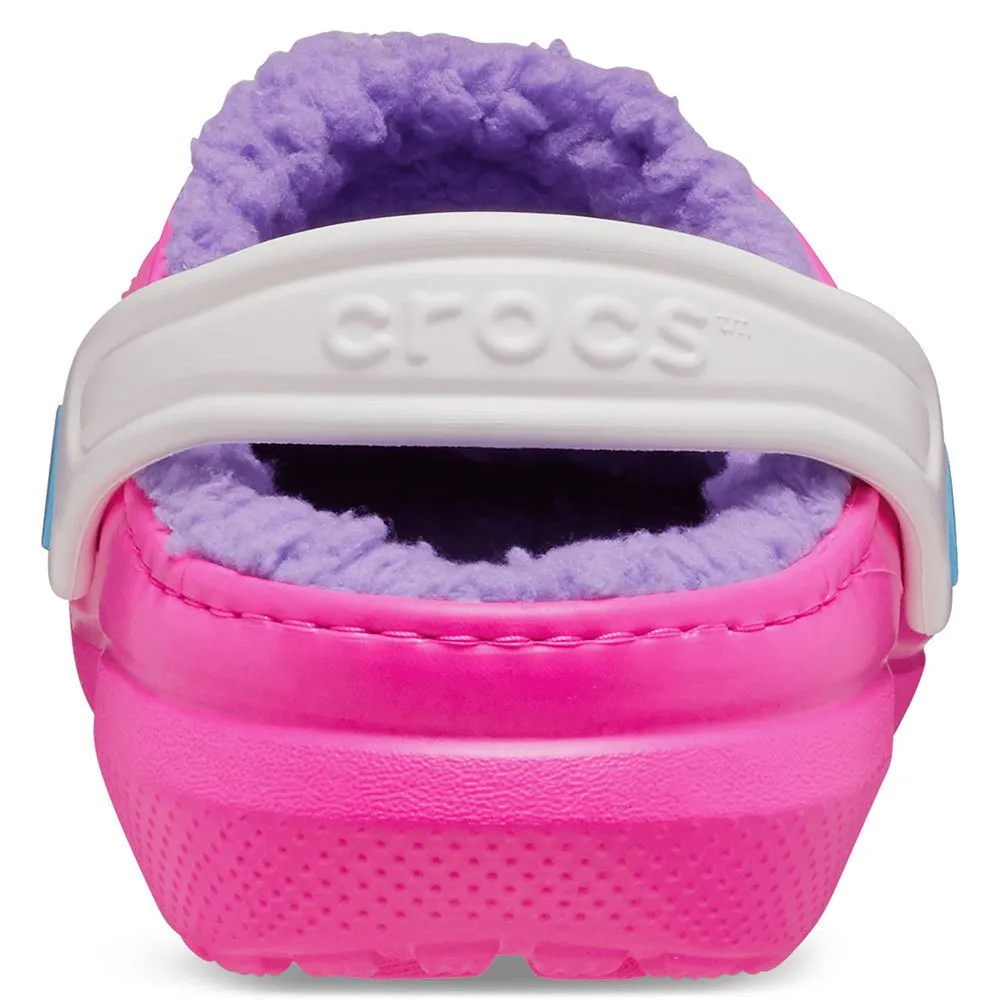 Купить Crocs 207009-6tx-c5 Деревянные башмаки Classic Lined Pink Crush / Multi 35x25x15 EU 20 7ft.ru в интернет магазине Семь Футов