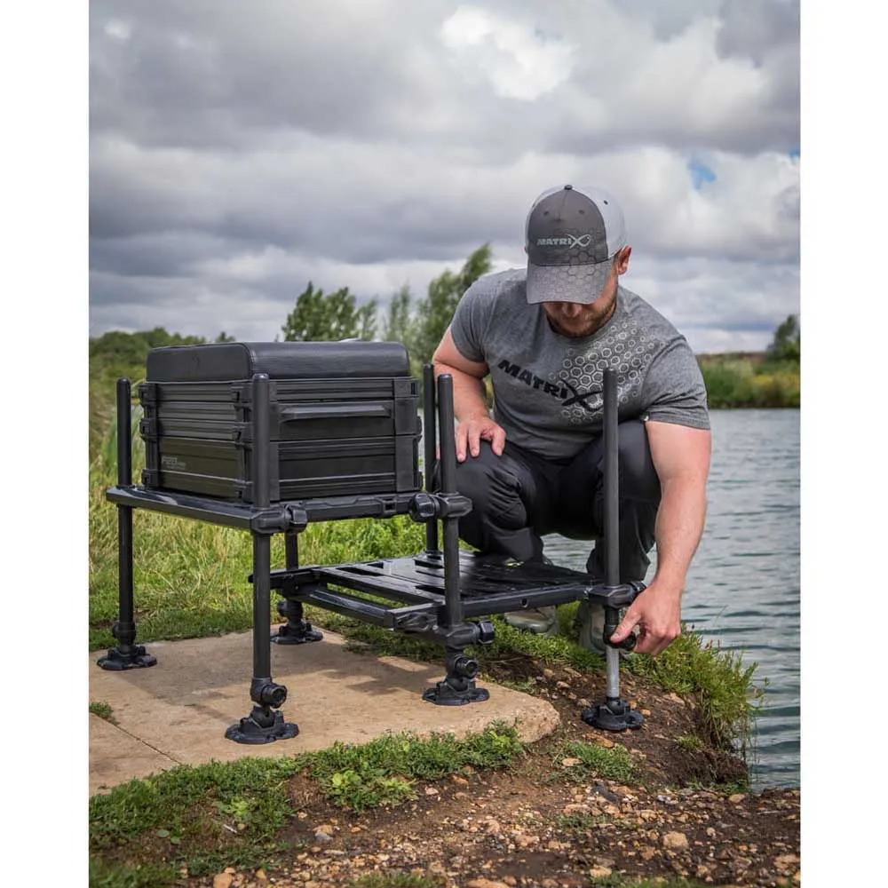 Купить Matrix fishing gmb200 рыболовный ящик с сиденьем F25 Pro Black 100x80x40 7ft.ru в интернет магазине Семь Футов