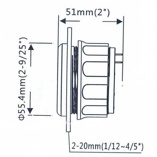 Купить Can-sb 2424874 240-33Ohm 12-24V Индикатор уровня черной воды Silver / Black 55.4 x 51 mm 7ft.ru в интернет магазине Семь Футов