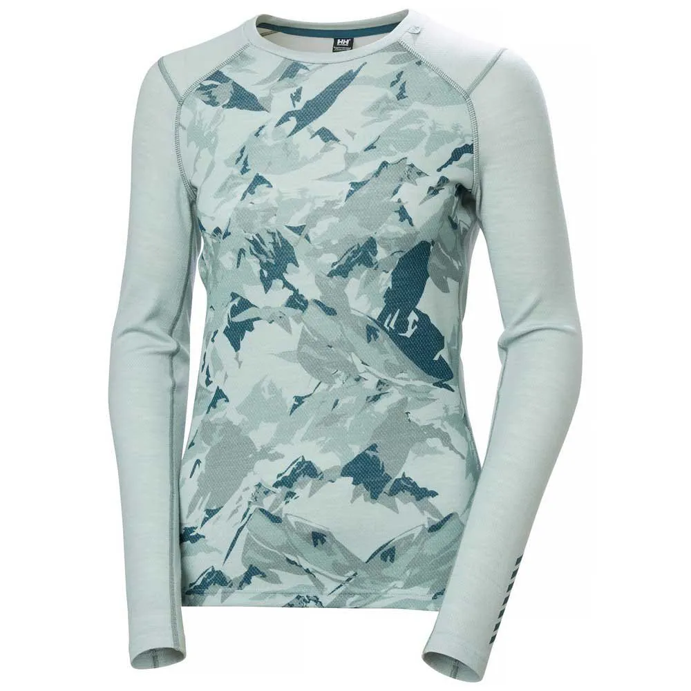 Купить Helly hansen 49379_463-l Базовый слой с длинным рукавом Lifa Merino Midweight Gra Green 60x40x40 7ft.ru в интернет магазине Семь Футов