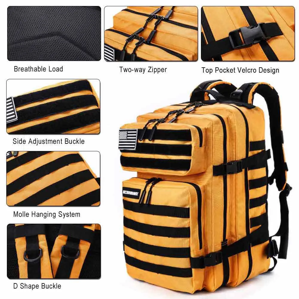 Купить Elitex training v4-45l-orange Рюкзак V1 45L Tactical 50x35x12 7ft.ru в интернет магазине Семь Футов