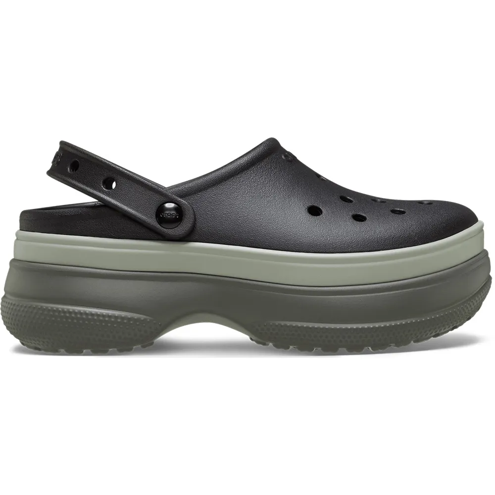 Купить Crocs 211355-001-m6w8 Деревянные башмаки Classic Stacked Black 35x25x15 EU 38 7ft.ru в интернет магазине Семь Футов