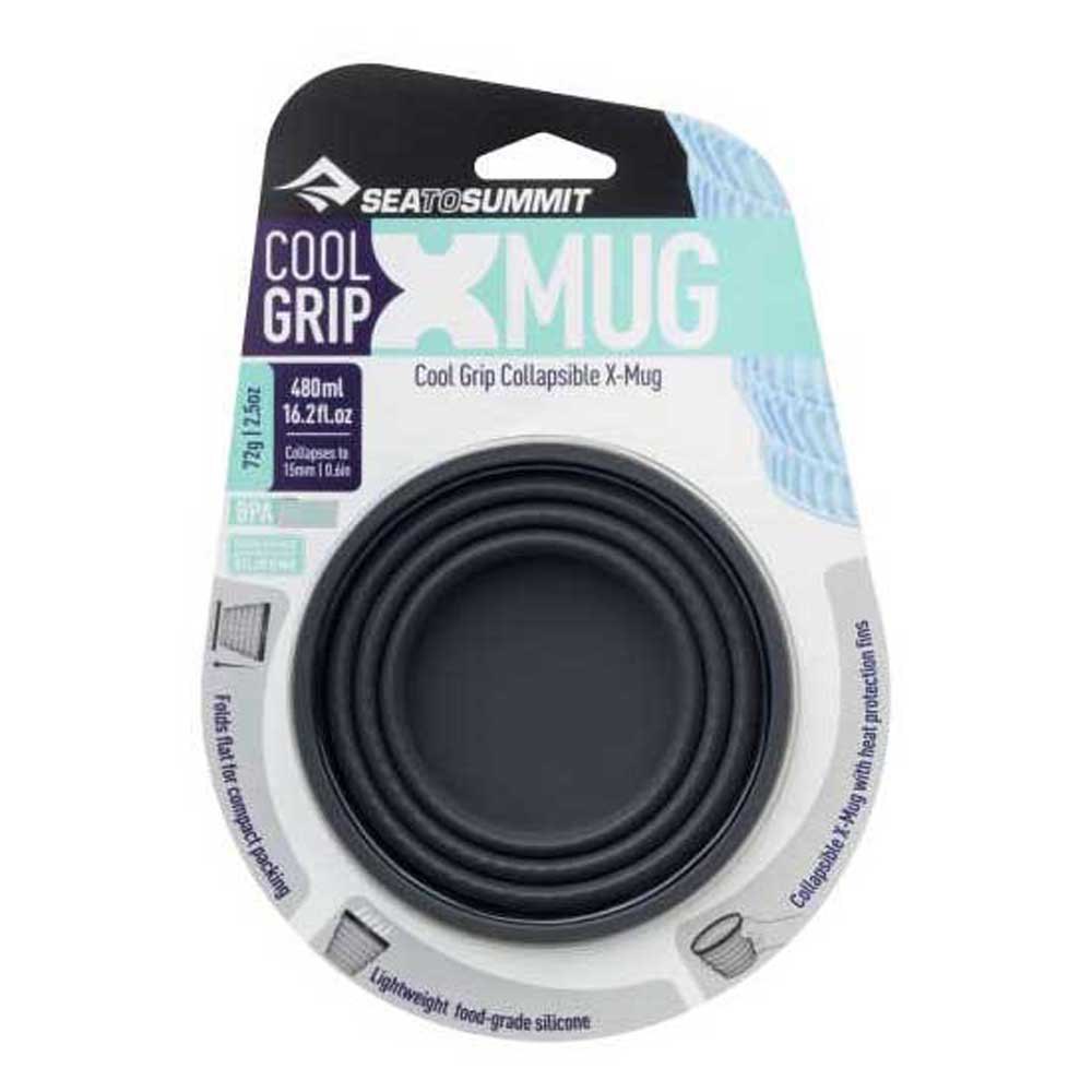 Купить Sea to summit AXCGMUGCH X-Mug Cool Grip 480ml Серый  Grey 7ft.ru в интернет магазине Семь Футов