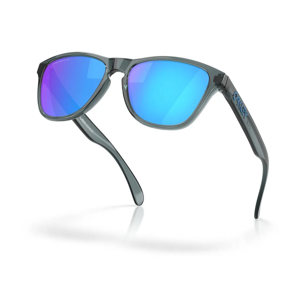 Купить Oakley OO9508-0553 поляризованные солнцезащитные очки Frogskins s Crystal Black Prizm Sapphire Polar/CAT3 7ft.ru в интернет магазине Семь Футов