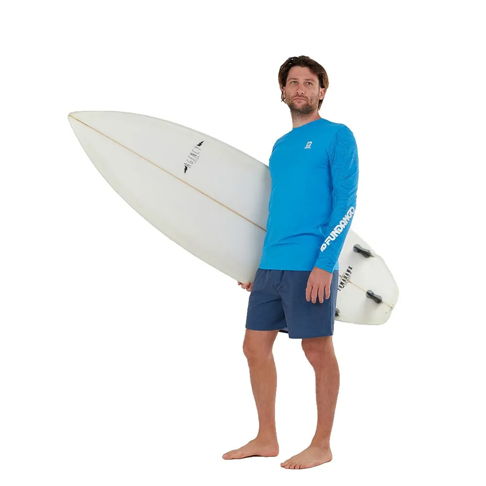 Купить Fundango 1stag66-432-xl Футболка с длинным рукавом от высыпаний Manado II Horizon Blue 30x25x2 7ft.ru в интернет магазине Семь Футов