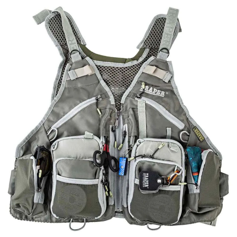 Купить Traper fly 81346 Жилет Combo Active Серый  Grey 7ft.ru в интернет магазине Семь Футов