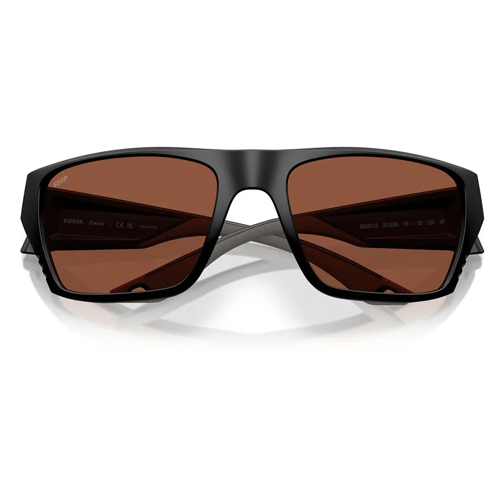 Купить Costa 06S9118-91180659 поляризованные солнцезащитные очки Finlet Matte Black 02 Copper 580P/CAT3 7ft.ru в интернет магазине Семь Футов