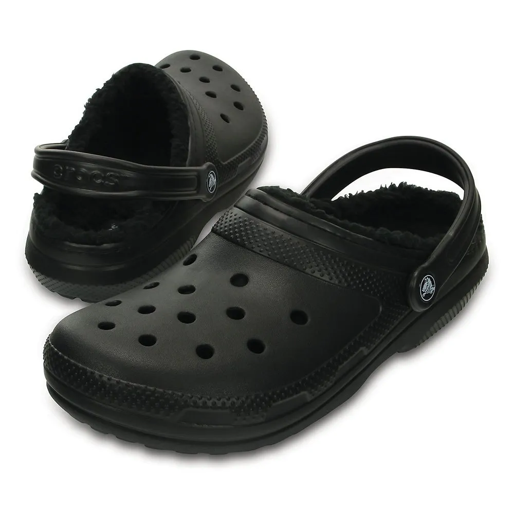 Купить Crocs 203591-06-m4/w6 Деревянные башмаки Classic Lined Black / Black 35x25x15 EU 36 7ft.ru в интернет магазине Семь Футов