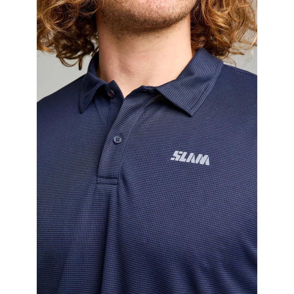Купить Slam A108013S00-W13-S Поло с короткими рукавами Active QD Голубой Dark Navy S 7ft.ru в интернет магазине Семь Футов