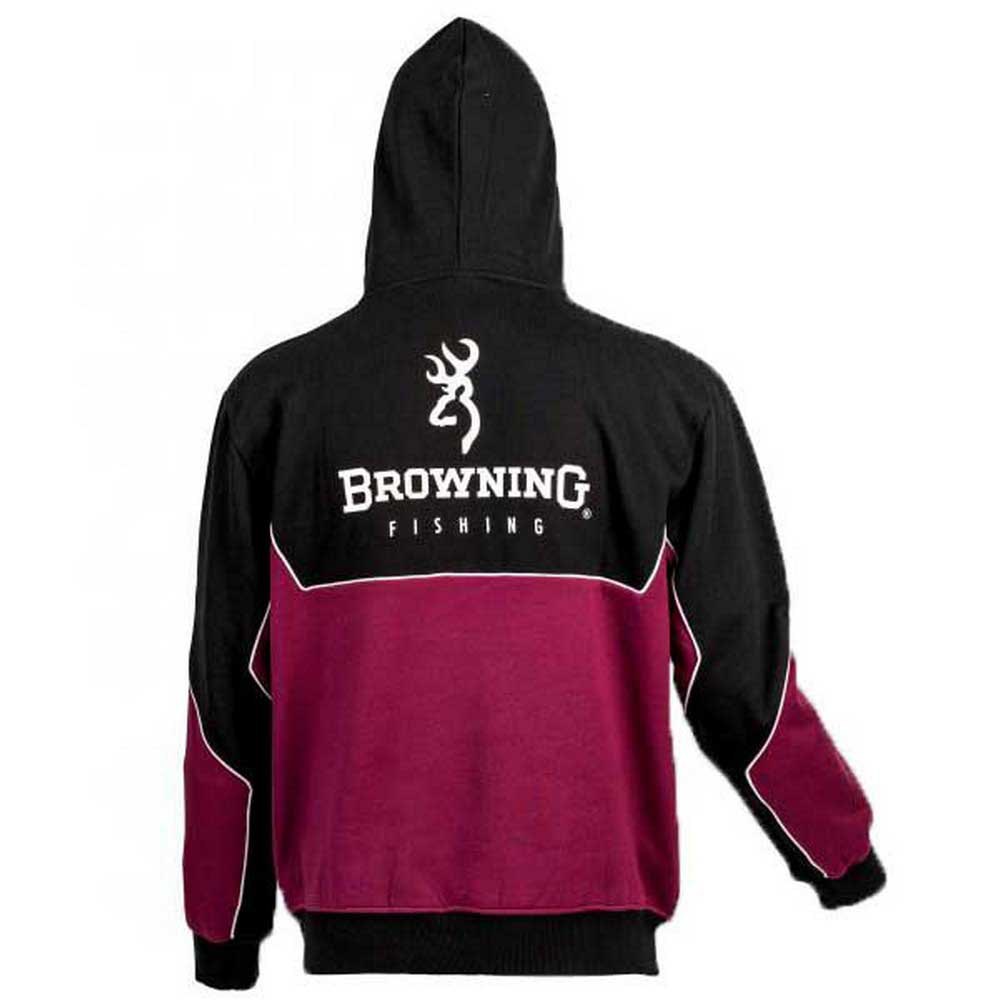 Купить Browning 8466005 Толстовка с капюшоном Голубой Black / Burgundy 3XL 7ft.ru в интернет магазине Семь Футов