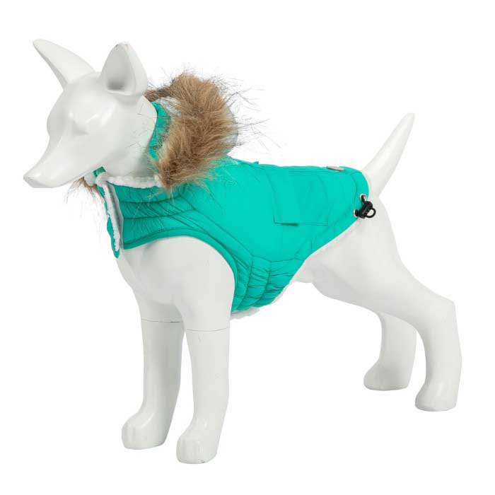 Купить Freedog 20224515 Eco Pooch Пальто для собак  Turquoise 45 cm 7ft.ru в интернет магазине Семь Футов