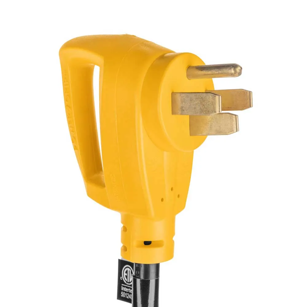 Купить Camco 17-55542 Фиксирующий адаптер Powergrip 7.6 m Yellow / Black 40x38x15 50A Female/50A Male 7ft.ru в интернет магазине Семь Футов