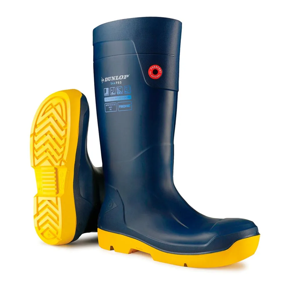 Купить Dunlop footwear dl-081 Резиновые сапоги SeaPro Blue 40x35x15 EU 46 7ft.ru в интернет магазине Семь Футов