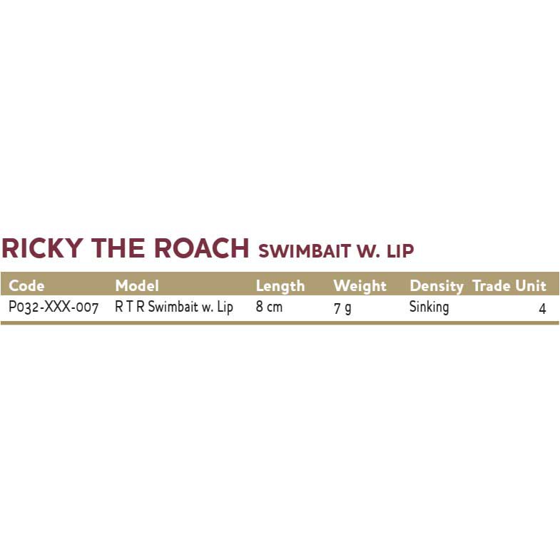 Купить Westin P032-063-007-UNIT Ricky The Roach 80 Mm 7g Многоцветный Crazy Firetiger 7ft.ru в интернет магазине Семь Футов