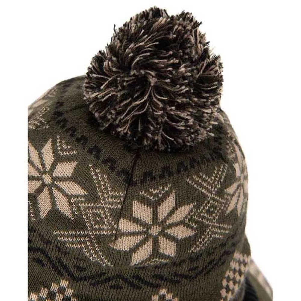 Купить Fox international CHH030 Шапка Festive Bobble  Green / Brown 7ft.ru в интернет магазине Семь Футов