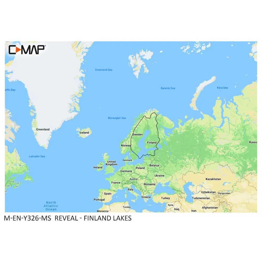 Купить C-map M-EN-Y326-MS Озера Финляндии Nautica 2 Nautica л диаграмма Multicolor 7ft.ru в интернет магазине Семь Футов