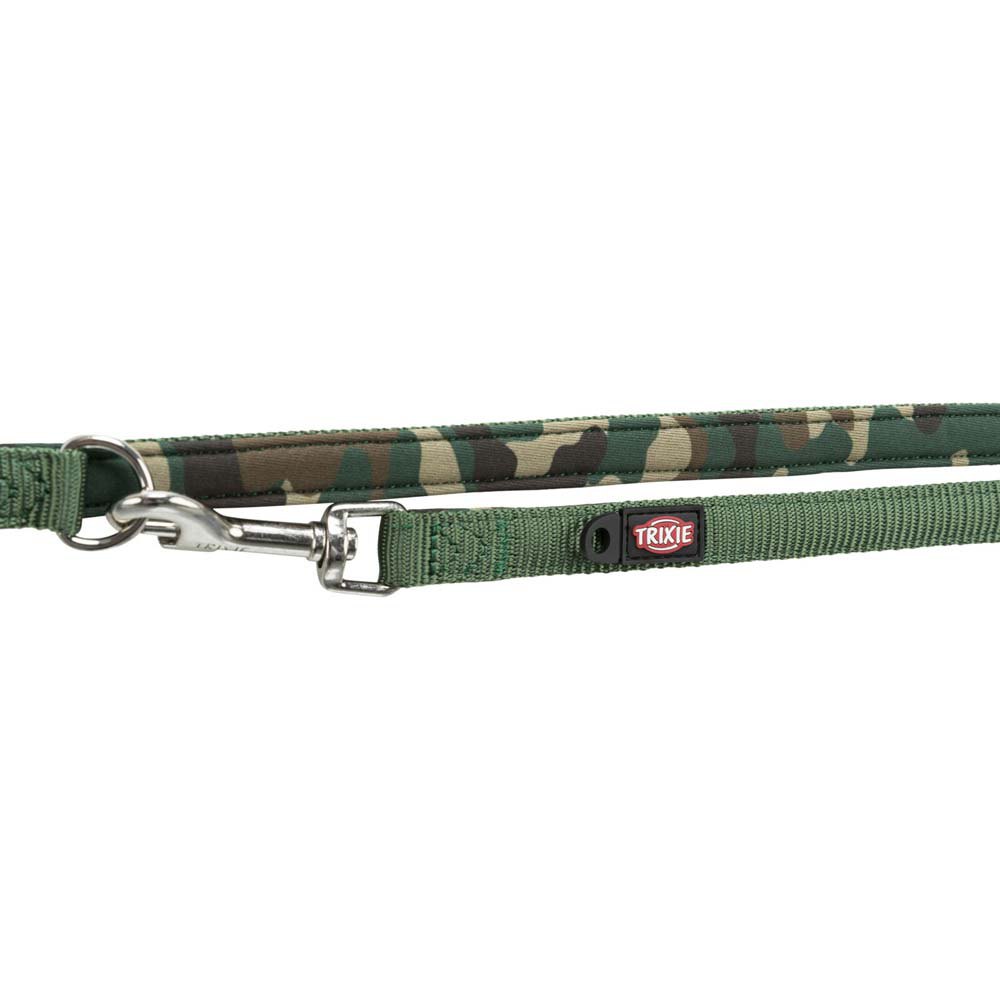 Купить Trixie 1987623 Premium Ramal Neopreno Поводок Серебристый Camouflage / Jungle Green M-L 7ft.ru в интернет магазине Семь Футов