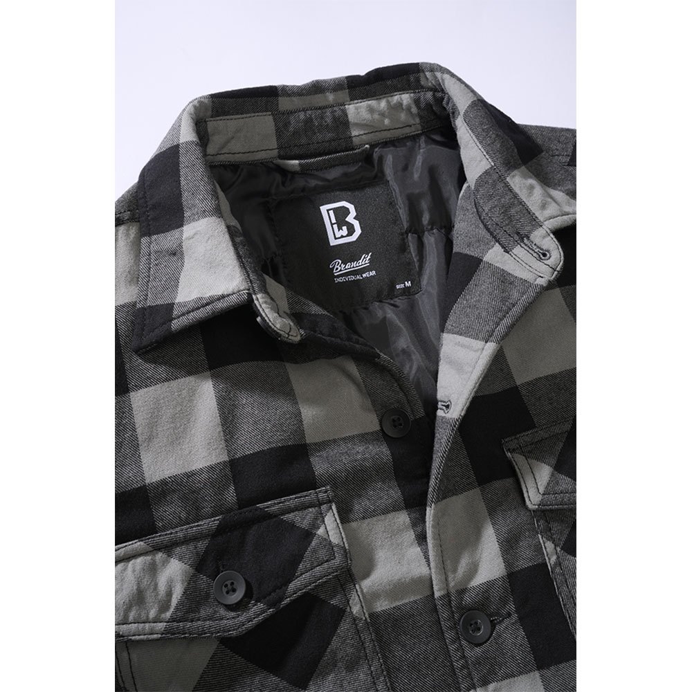 Купить Brandit 9478-221-L Куртка Lumberjack Многоцветный Black / Charcoal L 7ft.ru в интернет магазине Семь Футов