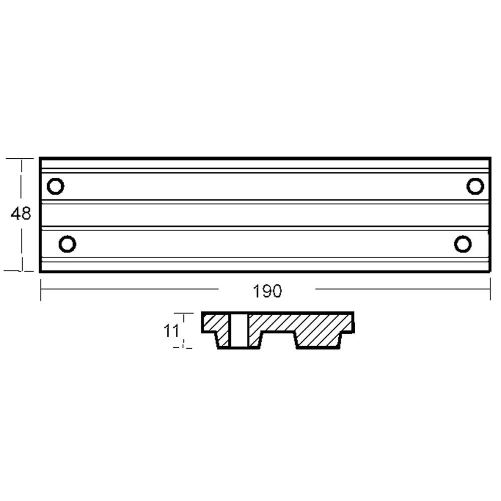 Купить Tecnoseal 2626313A 40HP/V6 135/150/175 Verado Алюминиевый анод двигателя Серебристый Silver 7ft.ru в интернет магазине Семь Футов