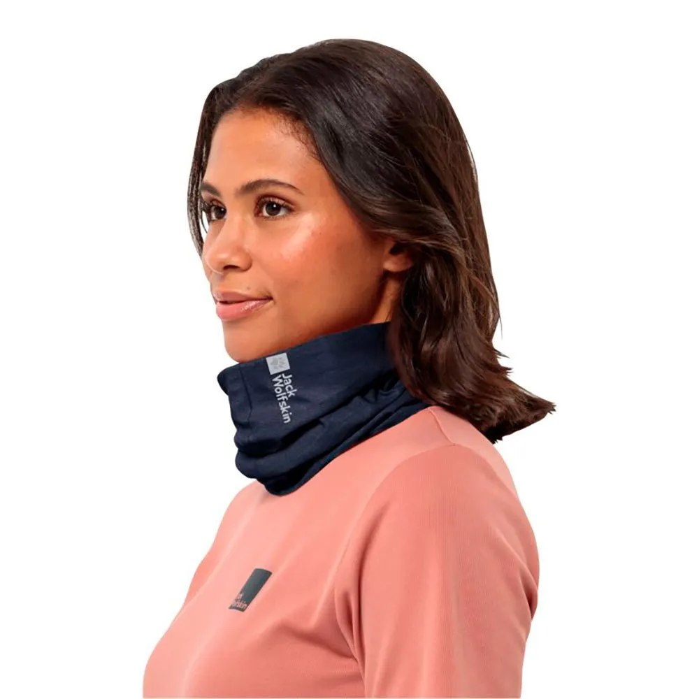 Купить Jack wolfskin 1911303-1010- Шарф-хомут Basic  Night Blue / Blue 7ft.ru в интернет магазине Семь Футов