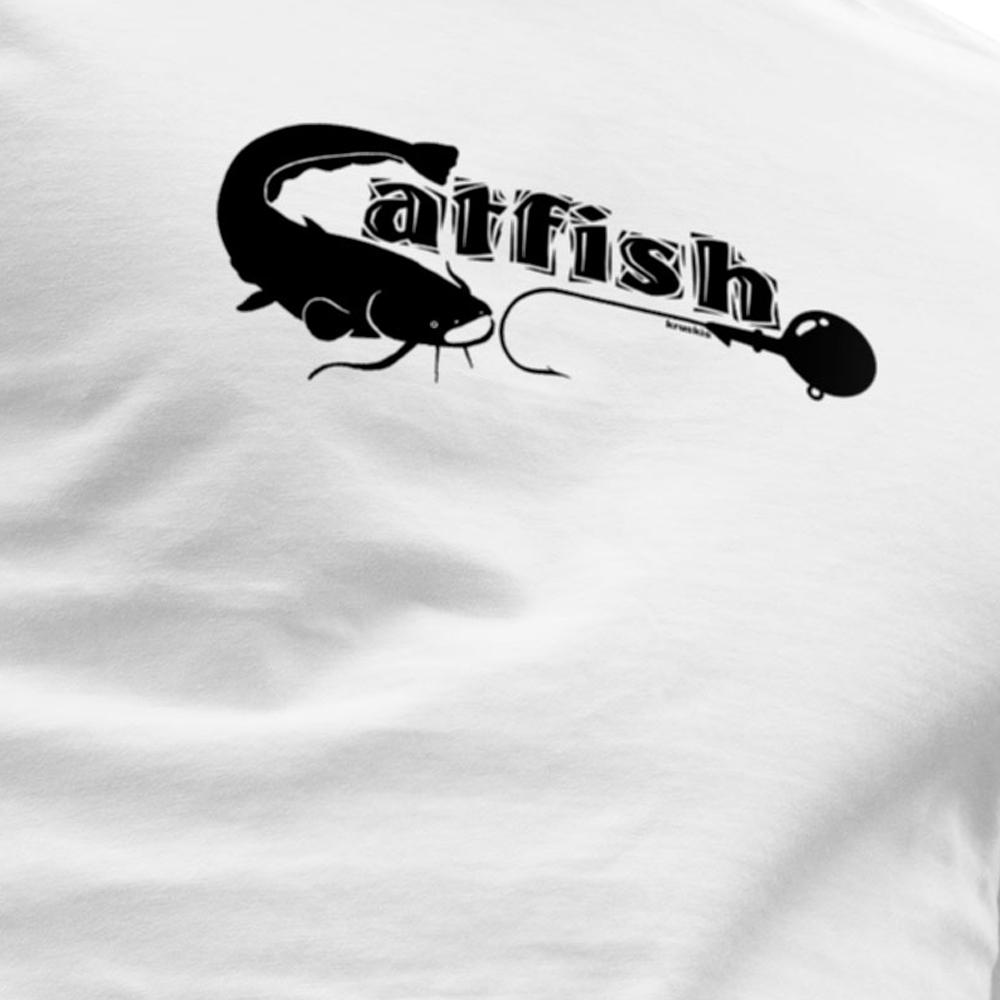 Купить Kruskis CA65500401K039 Футболка с коротким рукавом Catfish Белая White XL 7ft.ru в интернет магазине Семь Футов