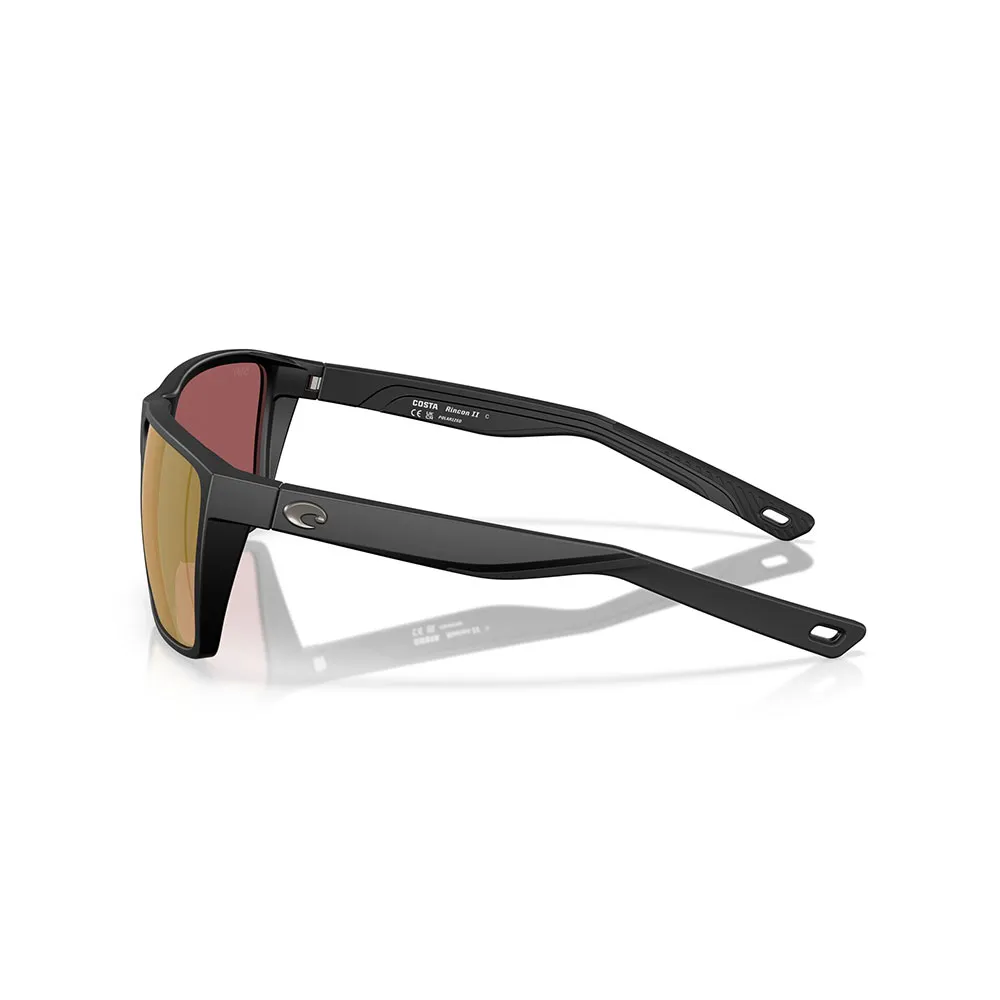 Купить Costa 06s9121-91210764 поляризованные солнцезащитные очки Rincon ii Matte Black / Matte Black 20x10x10 Gold Mirror 580G/CAT3 7ft.ru в интернет магазине Семь Футов