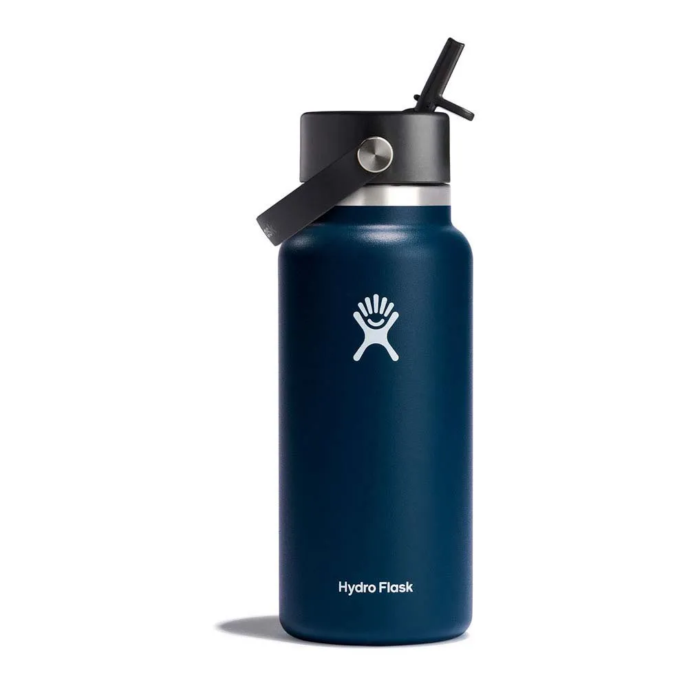 Купить Hydro flask W32BFS464 947ml Широкая гибкая соломенная крышка Термо Голубой Indigo 7ft.ru в интернет магазине Семь Футов